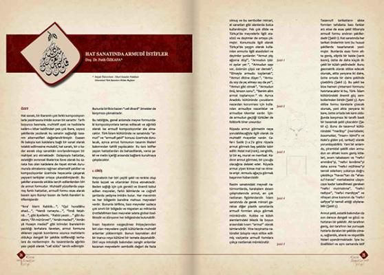 HAT SANATINDA ARMUDÃŽ İSTİFLER