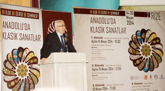  20.04.2014 - ANADOLU'DA KLASİK SANATLAR 81 İLDE 81 SERGİ 81 SEMİNER-2 RİZE SEMİNER